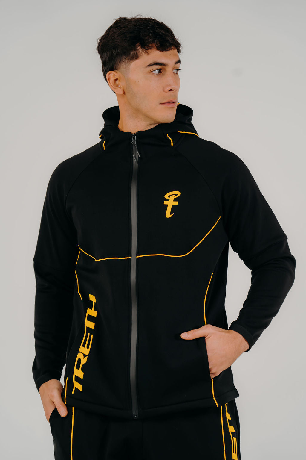 Proformance Tracksuit - Black / Honey Yellow – treth