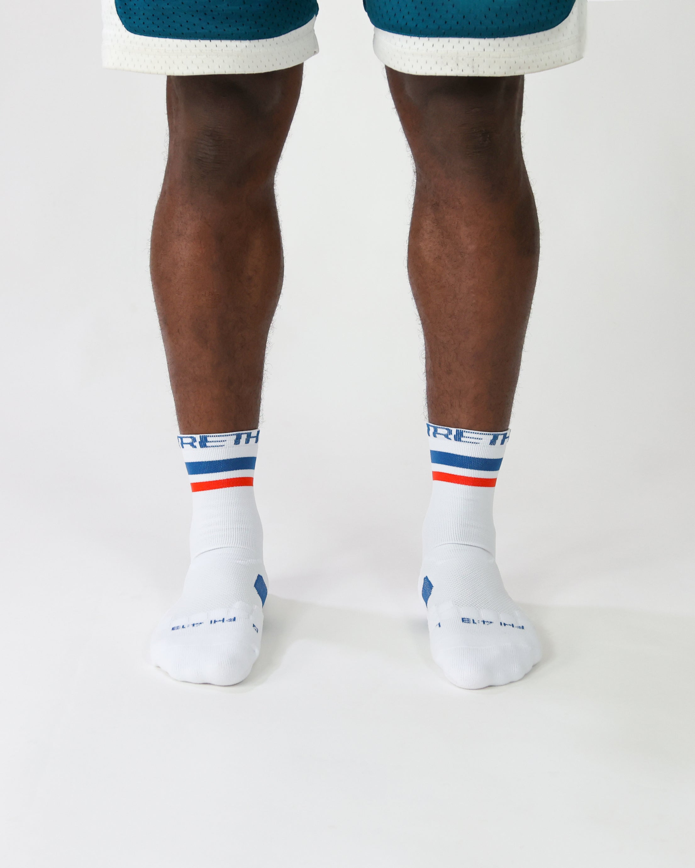 TRETH Aero Sock - White/Orange/Green – treth