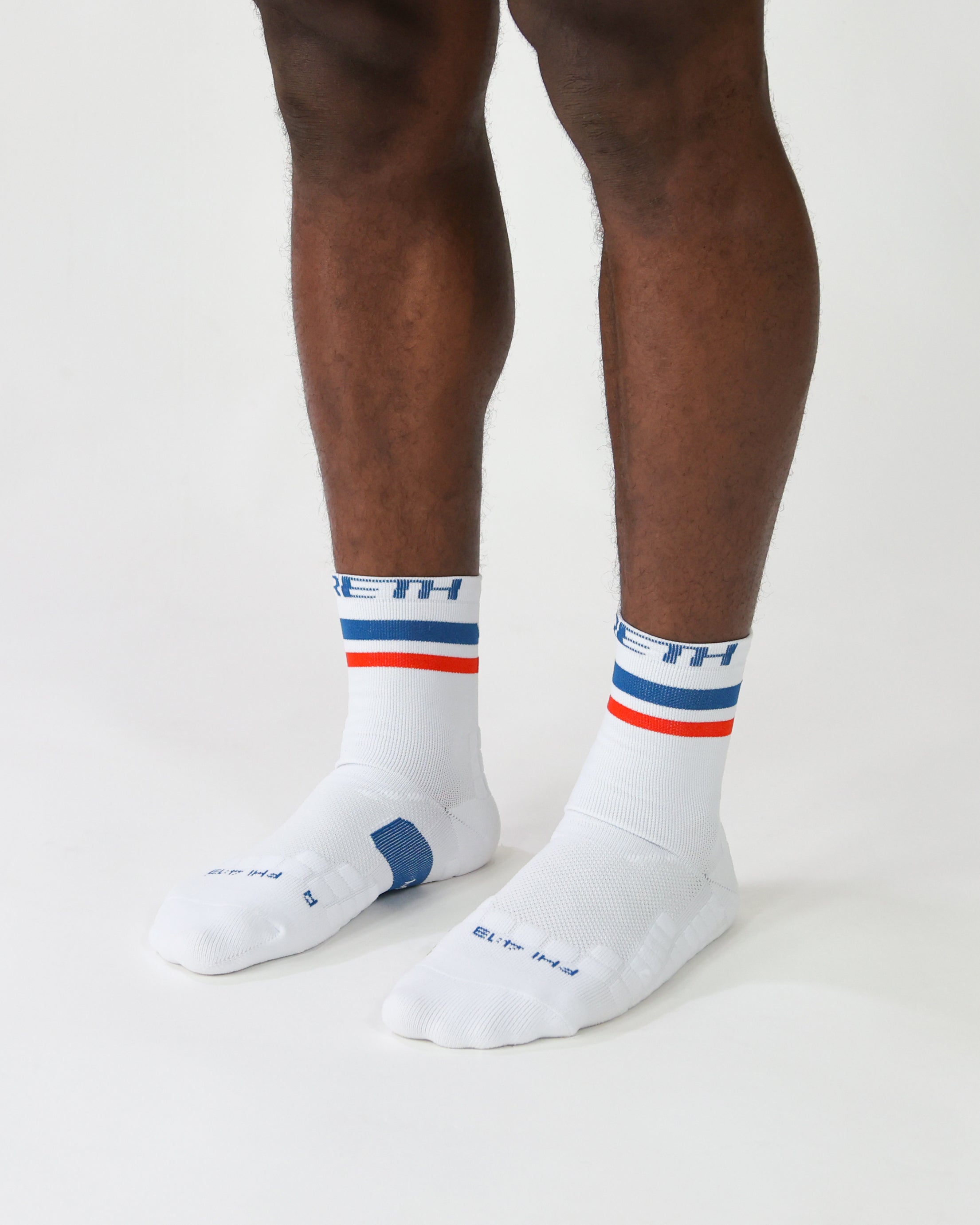 TRETH Aero Sock - White/Orange/Green – treth